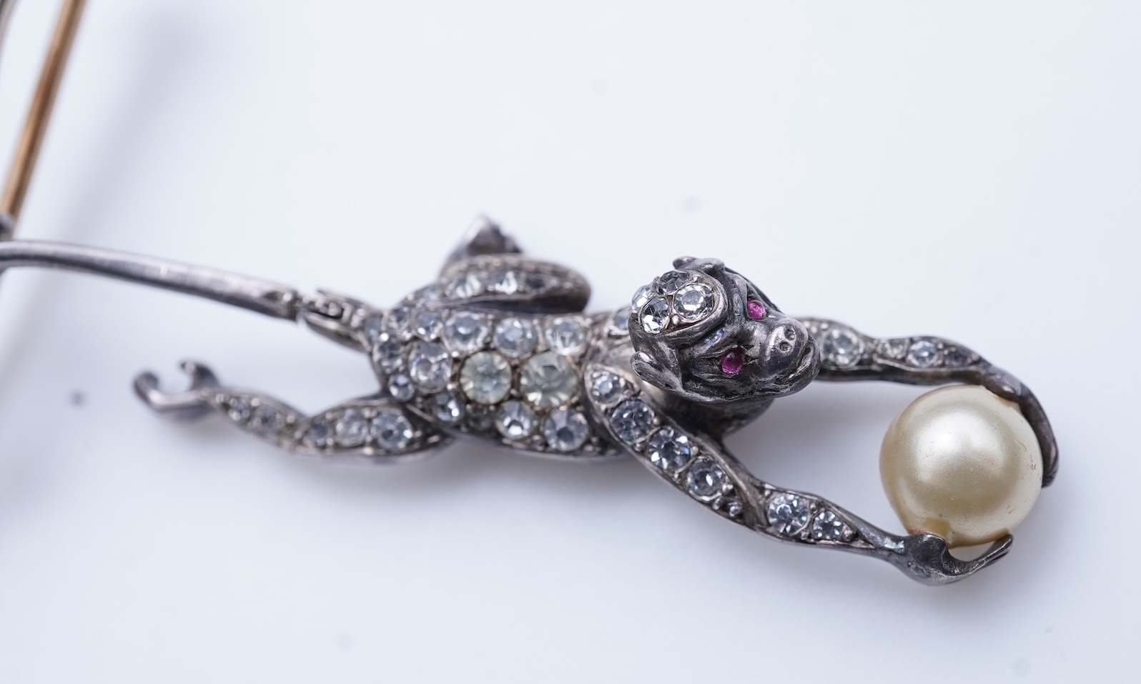 Knoll & Pregizer, a novelty paste brooch, Pforzheim, Germany, early 20th century